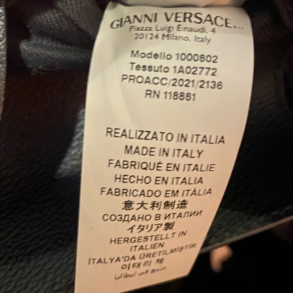 Versace Mini La Medusa Chain Leather Hobo Bag - Picture 9 of 16